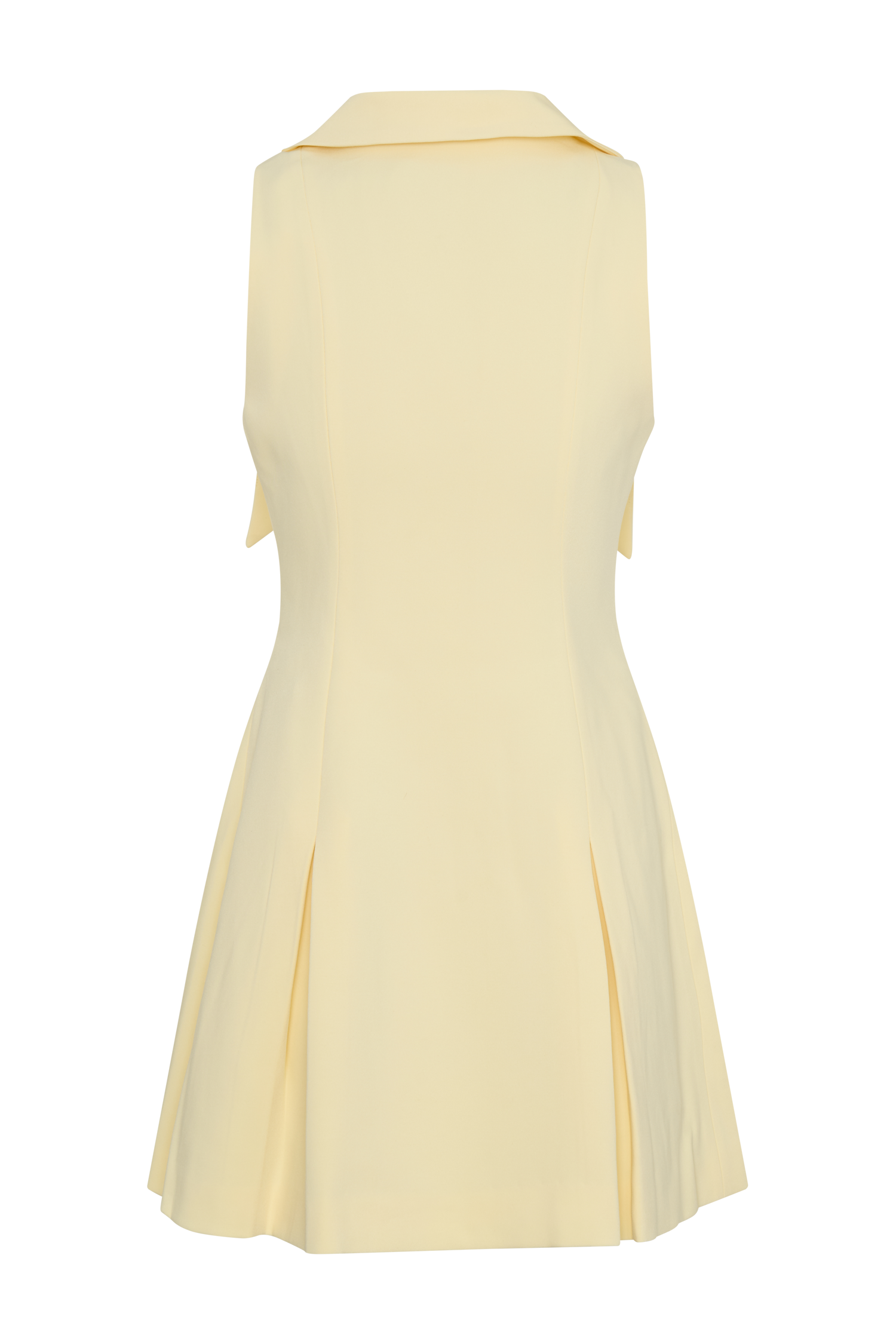 Oli Sleeveless Mini Dress - Lemon